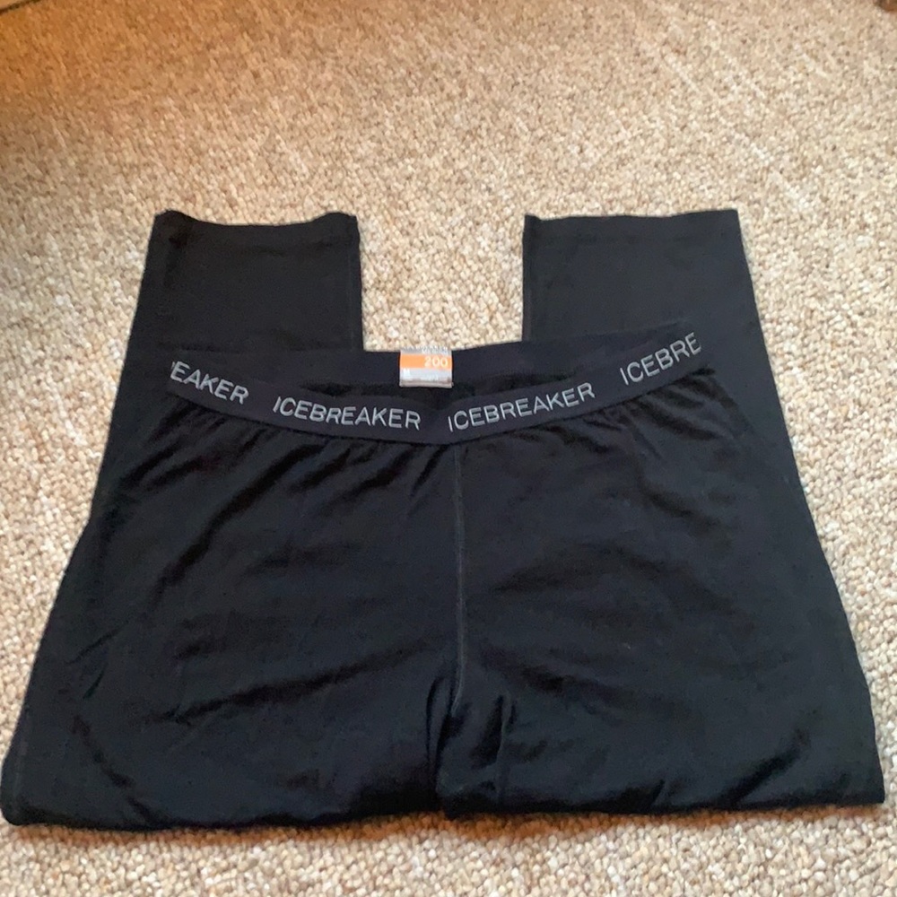 Icebreaker 200 base layer black capri legging